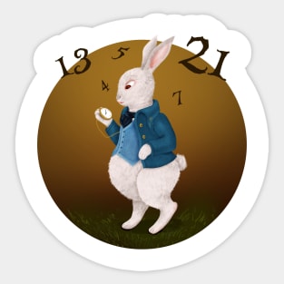 White Rabbit Sticker